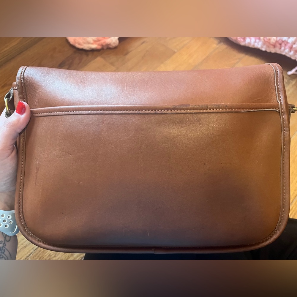 Coach Brown Leather Crossbody Bag - Picture 7 of 12